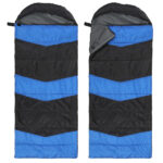 Rectangular Heated Sleeping Bag, Lightweight Sleeping Bag with Multi USB Powered Heating Pads, Waterproof Compact Envelope Sleeping Bag for Backpacking Hiking, Blue - Image 11