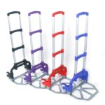 Portable Folding Collapsible Aluminum Cart Dolly Push Truck Trolley Black - Image 7