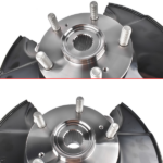 Pair Left+Right Steering Knuckle & Hub Bearing Fit for Honda Civic Si 2006-2011 L4 2.0L - Image 9