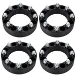 2pcs 2" 8 Lug Wheel Spacers 8x6.5 For Dodge Ram 2500 3500 Ford F-250 9/16" Studs