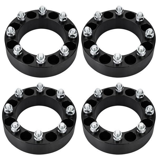 2pcs 2" 8 Lug Wheel Spacers 8x6.5 For Dodge Ram 2500 3500 Ford F-250 9/16" Studs