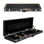 Replace 20699912 High Grade Electric Guitar Square Hard Case Flat Black - Image 13