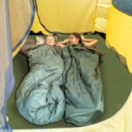 75"D x 30"W x 2.5"H sleeping mat for camping green - Image 7