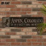 CIFbuy Aluminum Decorative Plaque 2D Wall Hanging For New Year Valentine Gift Home Decor (TikTok, temu pick-up service)