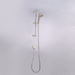 ‌6-Setting Handheld Shower Combo with Slide Bar & Pause Switch (Chrome) - Image 2