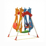Kids Indoor Double Seats Swing – with Safety Belts, for 3-5Y Kids Vestibular Balance Training in Play Room & Living Room - Image 2