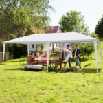 10'x20' Outdoor Party Tent with 6 Removable Sidewalls, Waterproof Canopy Patio Wedding Gazebo, White - Image 13