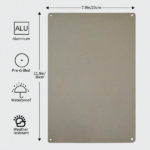 CIFbuy 12x8 Inch ( 30.5x20.3cm ) Vintage Rustic Aluminum Sign (TikTok, temu pick-up service) - Image 5