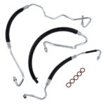 3pcs Power Steering Hose Set for Chevy Silverado GMC Sierra 2500 HD 3500 6.6L V8 Turbo DIESEL 2001-2006 15062625 15295841 15066553 - Image 2
