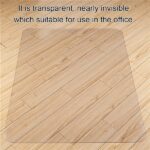 PVC Dull Polish Chair Mat Protection Floor Mat 90x120x0.2cm Rectangular - Image 11