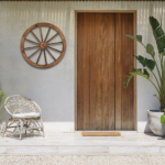 [Same Code 06108221]2pcs 30-Inch Old Western Style Garden Art Wall Decor Wooden Wagon Wheel Brown - Image 16
