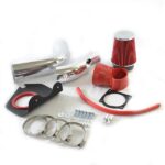 Intake Pipe with Air Filter for 1999-2004 Ford Mustang V6 3.8L Red - Image 15
