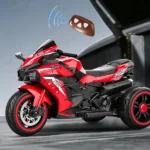 Pink 6V Kids 3-Wheel Electric Ride On Motorcycle: Bubble Car with LED Headlight, Music Function for Children Outdoor Play - Image 11