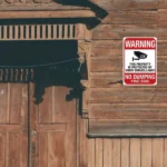 CIFbuy 2D Aluminum Video Surveillance Warning Sign Vintage Decorative Sign (TikTok, temu pick-up service) - Image 6