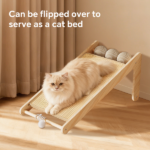 L-shaped sisal cat scratching board (with hanging ball) - scratching, tapping, and pouncing, one base meets the three major instincts of cats - Image 4