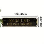 CIFbuy Vintage Aluminum Sign Dog Theme Garden Bar Home 2D Wall Decor Plaque (TikTok, temu pick-up service) - Image 2