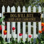 CIFbuy Vintage Aluminum Sign Dog Theme Garden Bar Home 2D Wall Decor Plaque (TikTok, temu pick-up service) - Image 6