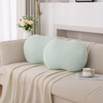 Set of 2 Super Soft Cute Aqua Decorative Throw Pillows(TEMU&TK ) - Image 4