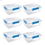 6 PACK - WATERPROOF 3Gal/12Qt/11.4L BOX (Shipment from Walmart)