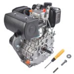 5HP 4-stroke Heavy Duty Single Cylinder Diesel Motor Engine 247CC/3600W (Black) - Image 4
