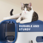 E Classic Blue Cat litter Box - Simple and Practical, Large Space, High Cost Effective Choice - Image 5