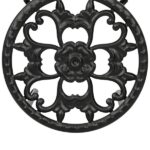 4 Round Ironwork Plant Racks With 4-1 Black Paint Prints - Image 11