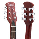 Don’t sell on Amazon 41 inch Full-Size Cutaway Acoustic-Electric Guitar Grape Voice Hole Spruce Top Round Back Sunset Color - Image 18