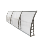 Same Code 51069445 HT-300 x 100 Household Application Door & Window Rain Cover Eaves Transparent Board & Gray Holder - Image 11