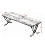 Dining Table(Only dining table) - Image 3