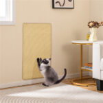 2-Pack 32"x20" Natural Sisal Cat Scratching Mats, Multifunctional Resting & Play Pads for Multi-Cat Households - Image 2