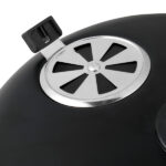 80*41*48cm Iron Spray Smoker Carbon Grill Black - Image 13