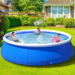 Inflatable swimming pool 244*63 butterfly inflatable coil mesh pool - Image 5