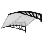 Same Code 29975683 HT-100 x 96cm Household Application Door & Window Rain Cover Eaves Black Holder - Image 8