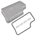 Heavy Duty 6R140 Transmission Deep Pan Fit for Ford F250/F350 11-19 Aluminum Silver - Image 4