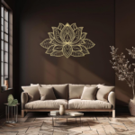 CIFbuy Zen Mandala Lotus Aluminum Wall Art Holiday Gift Home Decor(TikTok, temu pick-up service) - Image 7