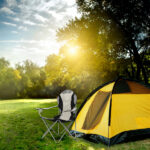 Medium Camping Chair Fishing Chair Folding Chair Black Gray - Image 27