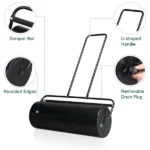 Replace 36725614 36in Cylindrical Iron Lawn Roller Black - Image 4