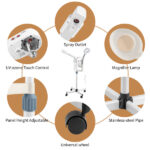2 in 1 Facial Steamer with 3X Magnifying Lamp, Esthetician Steamer Professional Aromatherapy Humidifier Face Spa Mist Steam for Home Beauty Salon, Personal Skin Care Deep Cleaning - Image 31