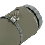 Racing Power Steering Reservoir Universal Performance Silver Aluminum Tank Kit - Image 5