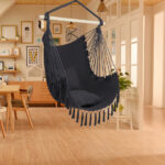 Pillow Tassel Hanging Chair Gray - Image 19