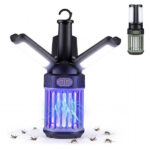 2-in-1 Electric Bug Zapper & Camping Lantern IPX6 Waterproof Rechargeable Mosquito Killer - Image 2