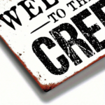 CIFbuy Vintage Welcome To The Creek Metal Sign, 8x12 Inch Rustic Iron Wall Art, Distressed Finish Waterproof Decor Plaque For Home TikTok, TikTok, e Self-pickup Logiopics - Image 6