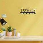 CIFbuy1pc Premium Metal Wall - Mounted Towel Hook - Space - Saving 6 - Hook Storage. The Simple Punch Installation Fits Bathroom, Kitchen, Bedroom, and Livi(TikTok/temu self-pickup orders) - Image 3