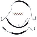 3pcs Power Steering Hose Set for Chevy Silverado GMC Sierra 2500 HD 3500 6.6L V8 Turbo DIESEL 2001-2006 15062625 15295841 15066553 - Image 3