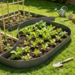 5-Pack Landscape Edging (39" x 5"), Bendable Garden Border & Heavy Duty Lawn Edging for Flower Beds - Image 5