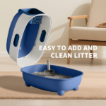 E Classic Blue Cat litter Box - Simple and Practical, Large Space, High Cost Effective Choice - Image 6