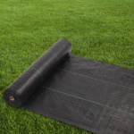 4*100ft Black Weeding Cloth Polyethylene Foldable - Image 17