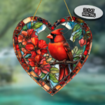 CIFbuy Rainbow Heart Window Decor Acrylic Stained Glass Suncatcher for Home Garden TikTok, temu pick-up service