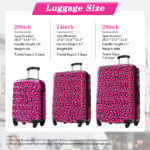 Hardshell Luggage Sets 3 pcs Spinner Suitcase with TSA Lock Lightweight-20"+24"+28" Luggages - Image 2