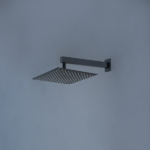 ‌12" Matte Black Rainfall Shower Faucet (Valve/Cartridge/Tub Spout Not Included) - Image 7